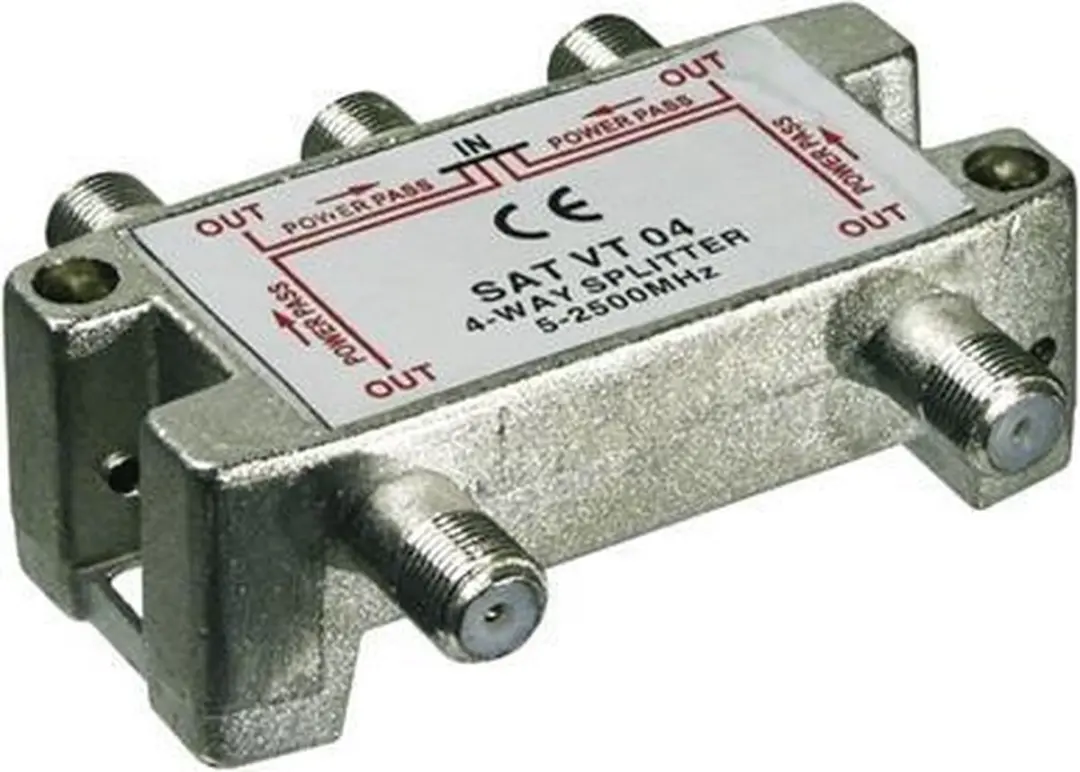 Goobay SAT Distributor - 4 Stuks