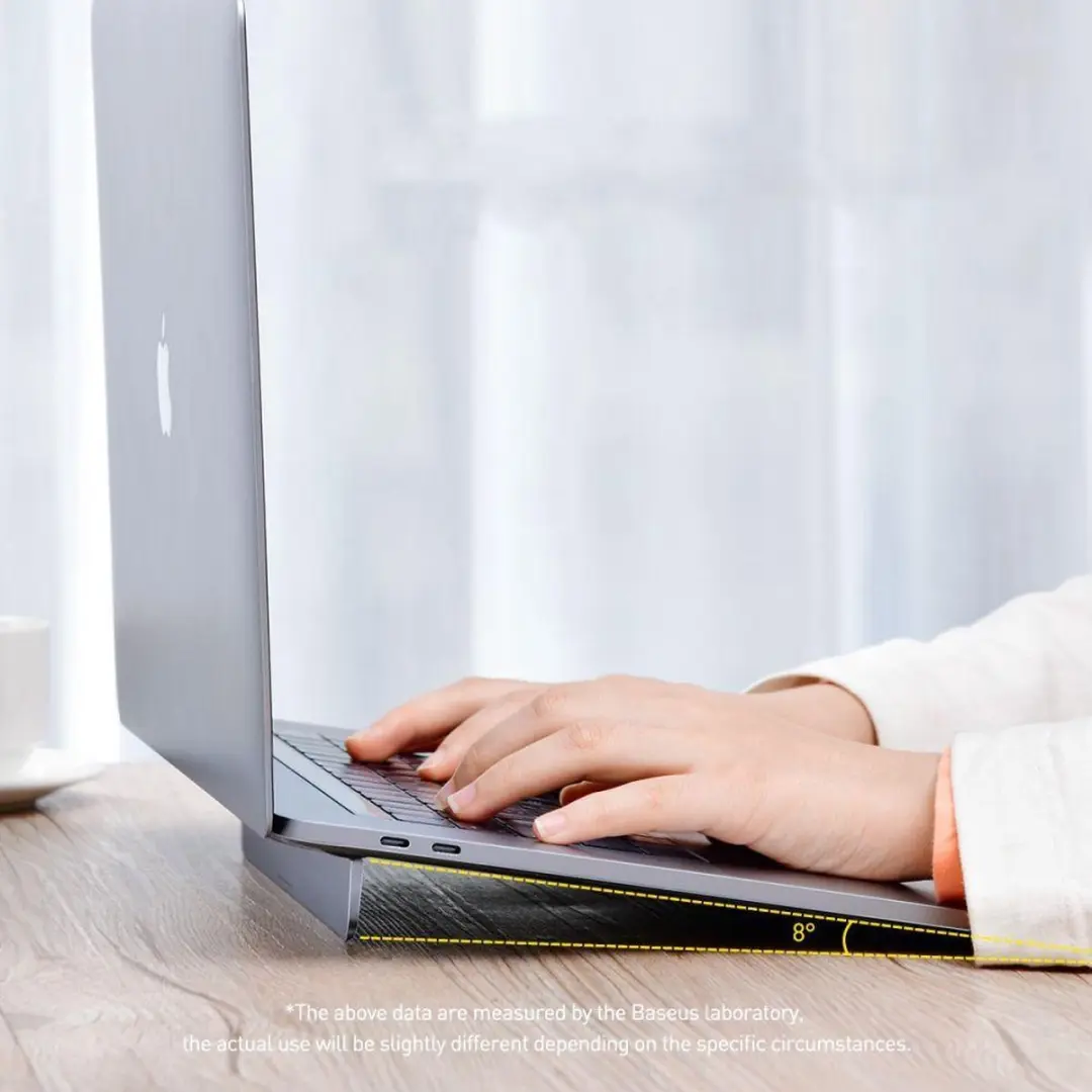 Baseus SUZC-0G Laptopstandaard 16 Inch - Grijs