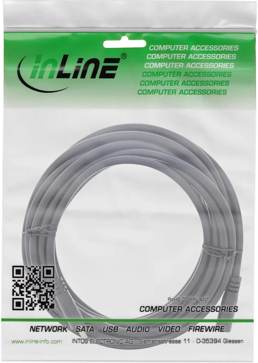 InLine DC Verlengkabel 3,5x1,35mm 140W - 3m