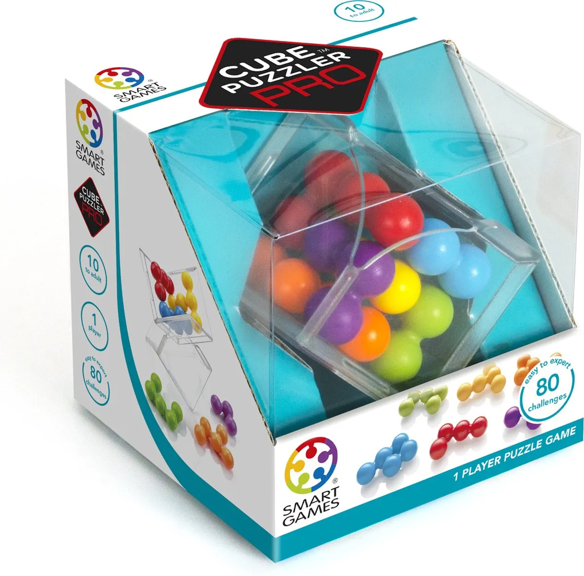 SmartGames Cube Puzzler Pro SG 413 - 3D Puzzel - 80 Opdrachten