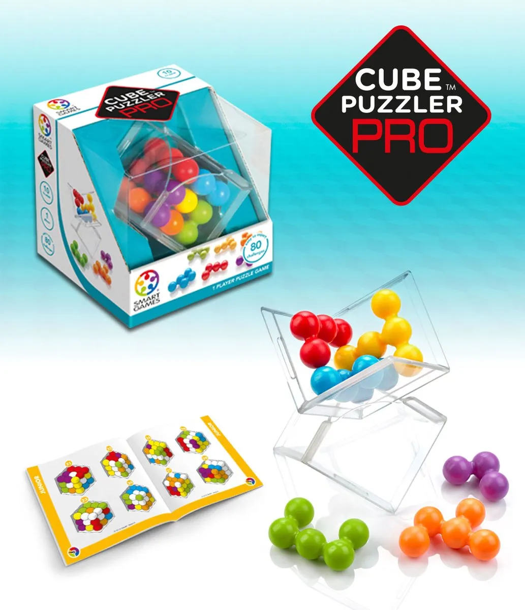 SmartGames Cube Puzzler Pro SG 413 - 3D Puzzel - 80 Opdrachten