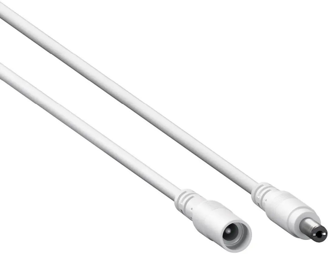 Goobay DC Verlengkabel 10m AWG20 - 100W Wit