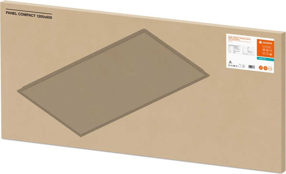 Ledvance LED Paneel Compact Aluminium 53W 5830lm - 120x60cm - 4000K