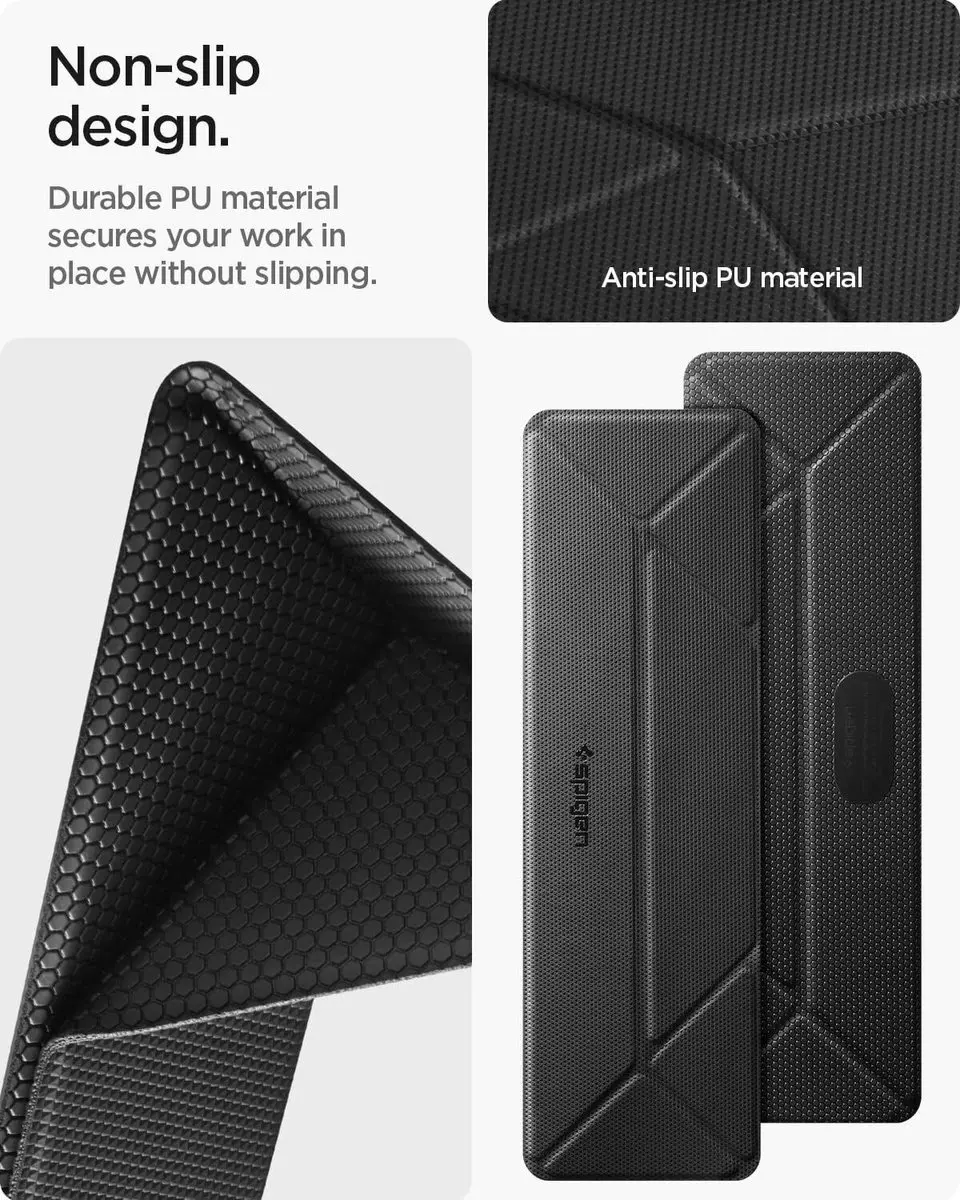 Spigen SlimFold LD201-S4 Laptopstandaard - Zwart