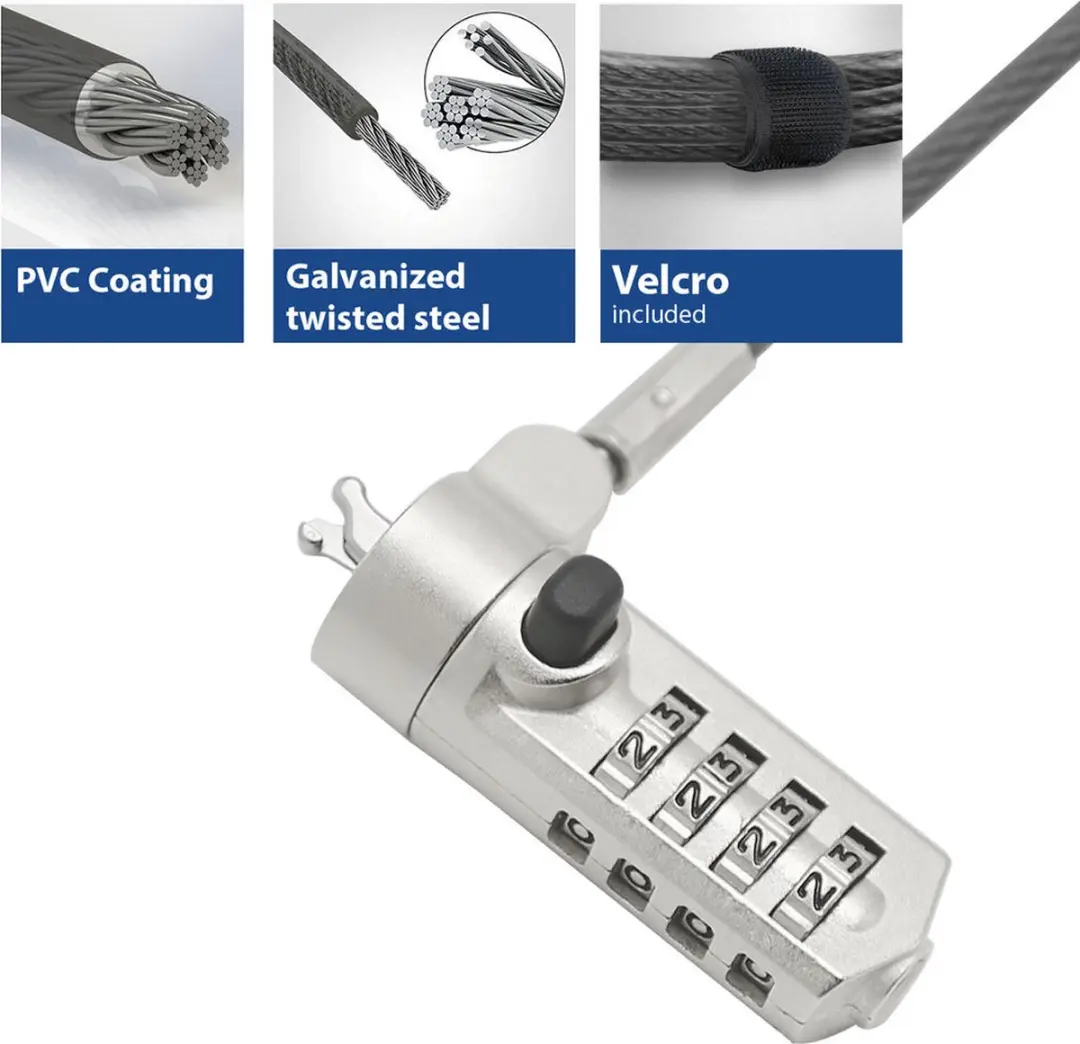 ACT Wedge Laptopslot AC9035 - 2m - Zilver