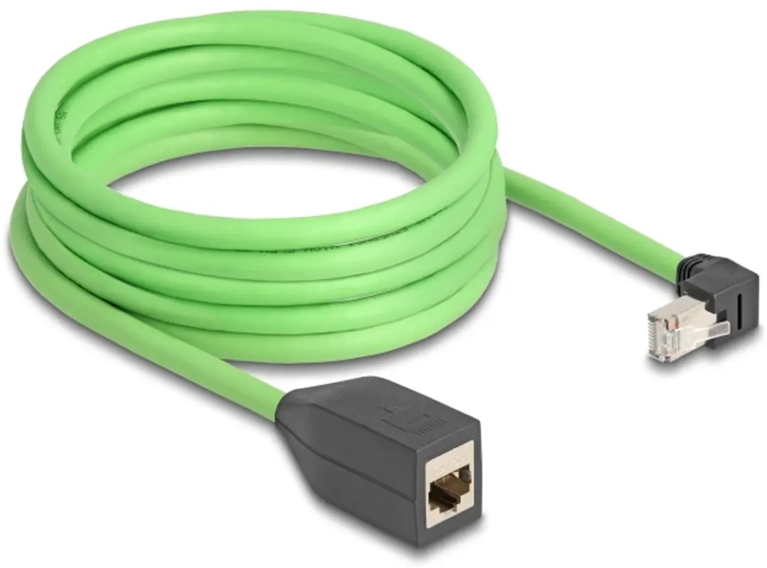 Delock RJ45 Netwerkkabel Cat.6A 5m - Groen