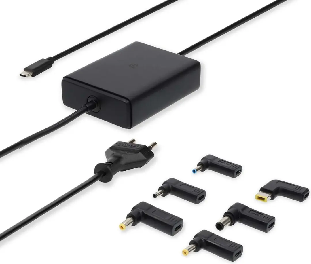 Nedis GaN NBAU65110BK Notebookadapter 65W