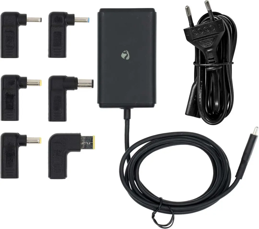 Nedis GaN NBAU65110BK Notebookadapter 65W - Zwart