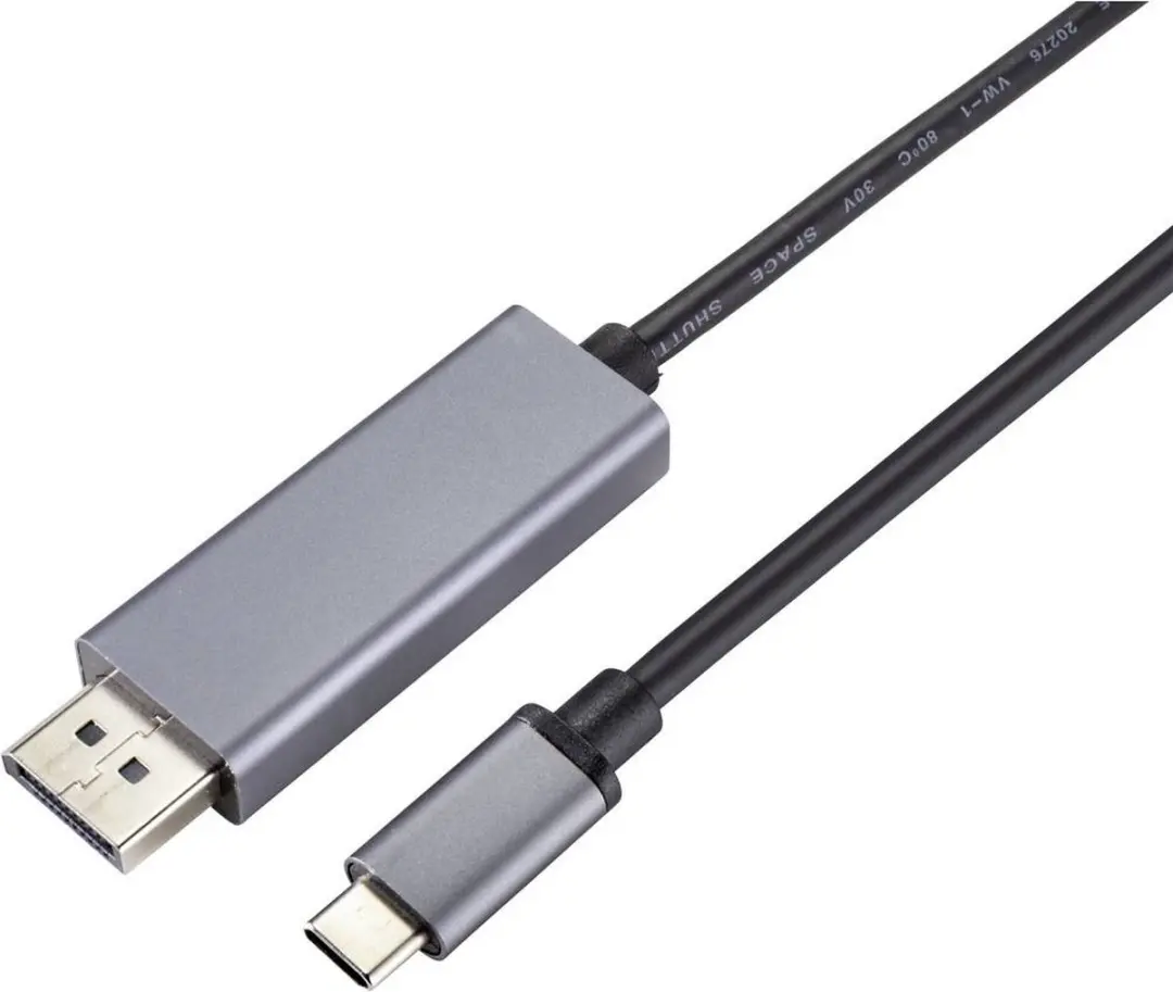Renkforce RF-4630696 USB-C naar DisplayPort Kabel 1m - Zwart
