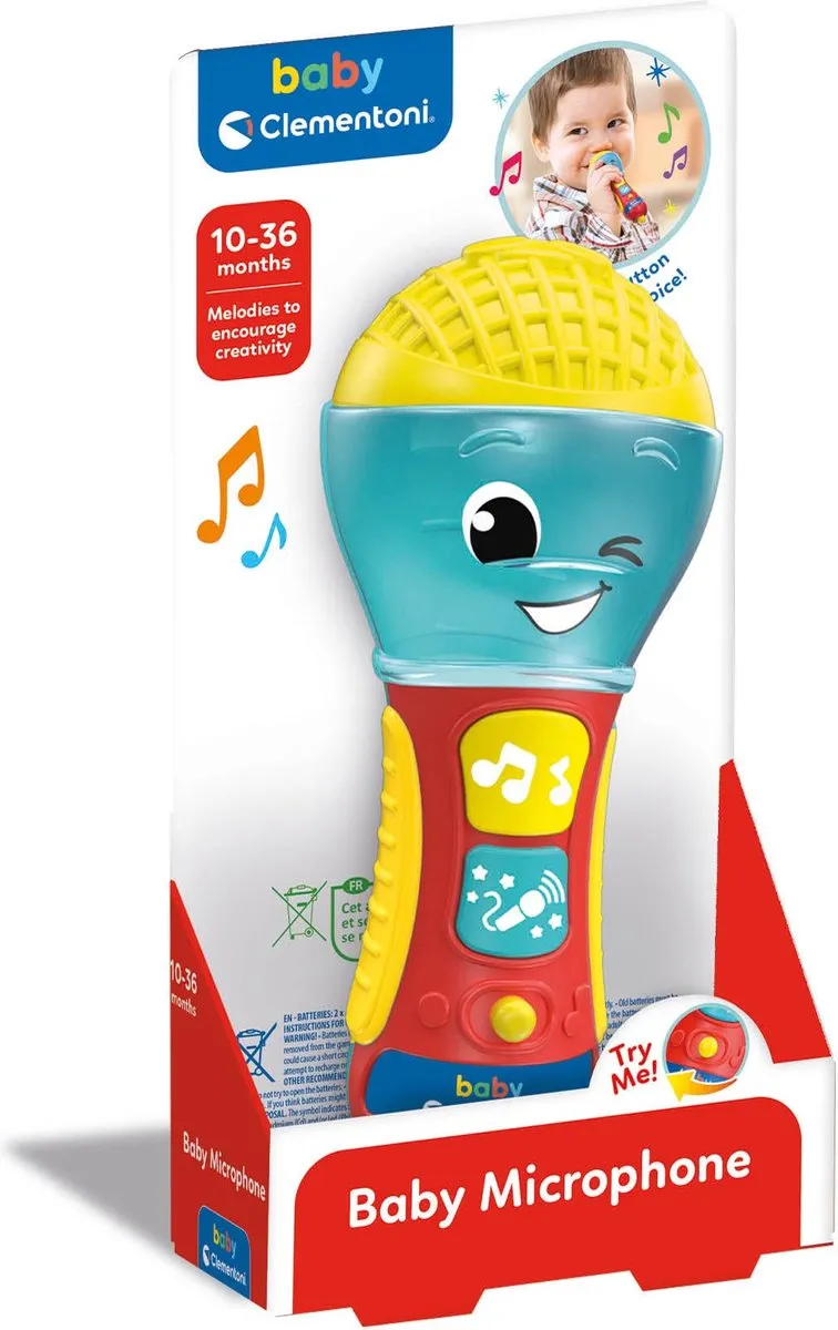 Clementoni Microfoon met Lichtjes en Geluid