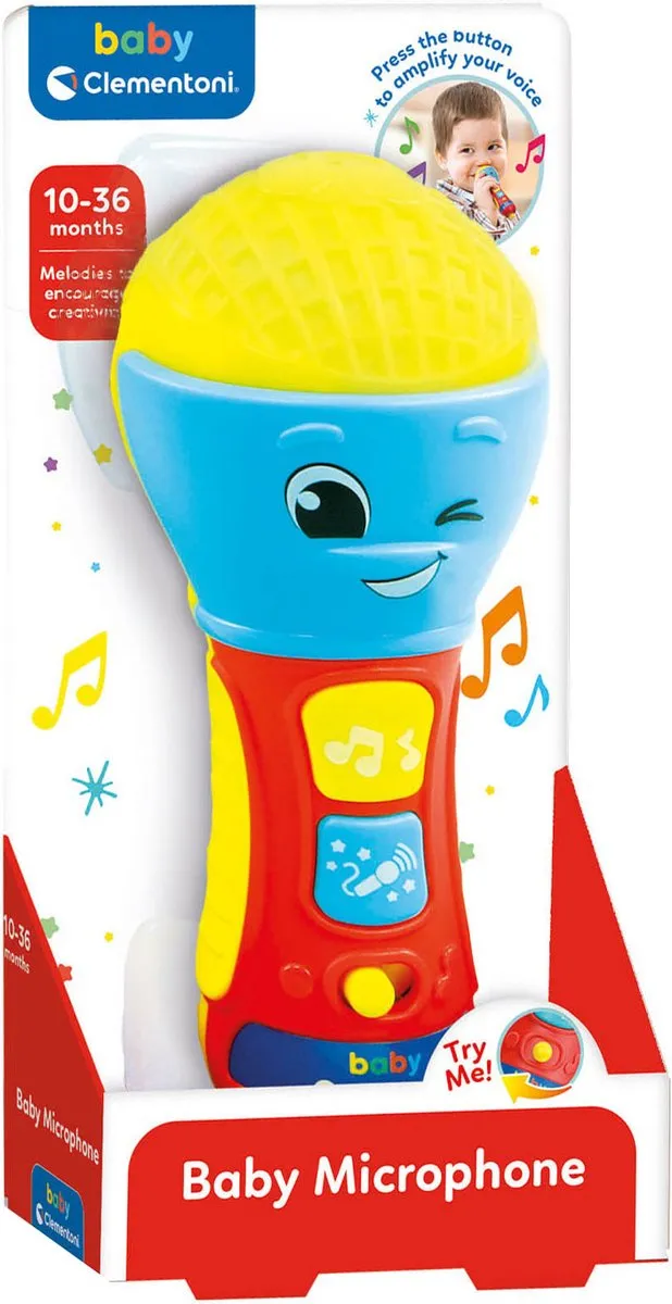 Clementoni Microfoon met Lichtjes en Geluid - Multicolor