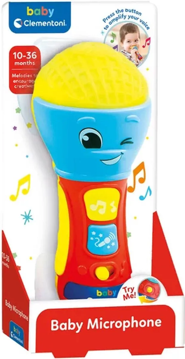 Clementoni Microfoon met Lichtjes en Geluid - Multicolor