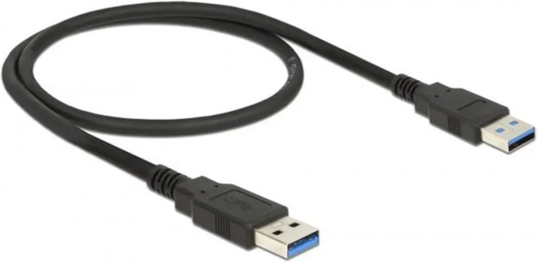 Delock USB 2.0 Kabel A-A 0,5m - Zwart