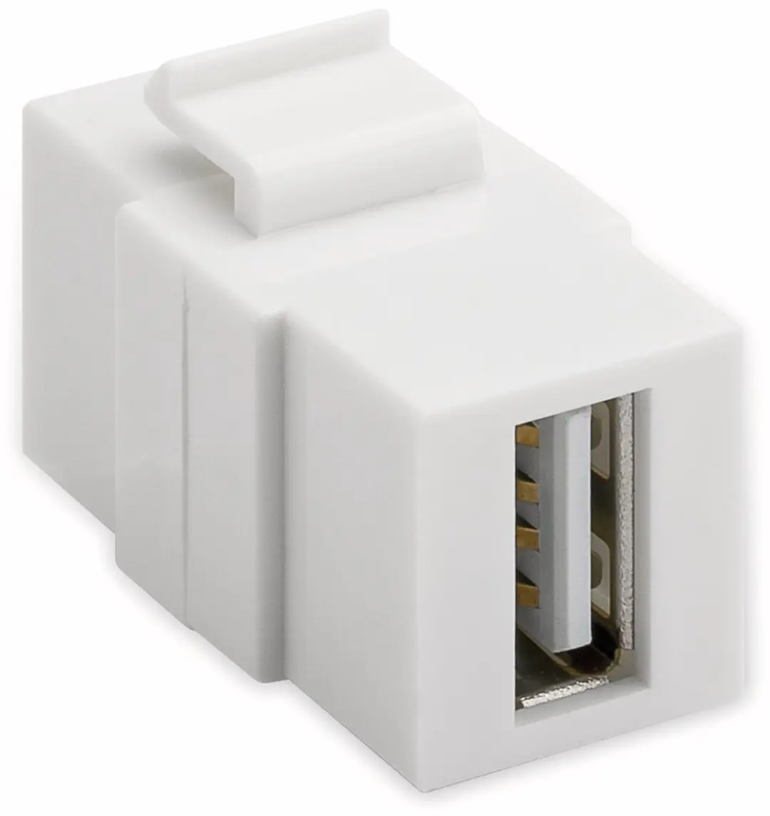 Goobay USB-A Keystone Module 2.0 - Wit