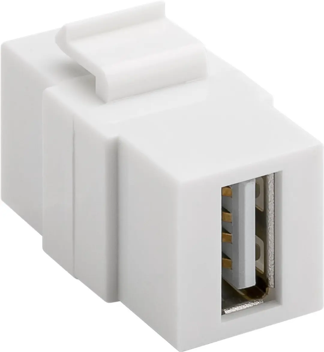 Goobay USB-A Keystone Module 2.0 - Wit