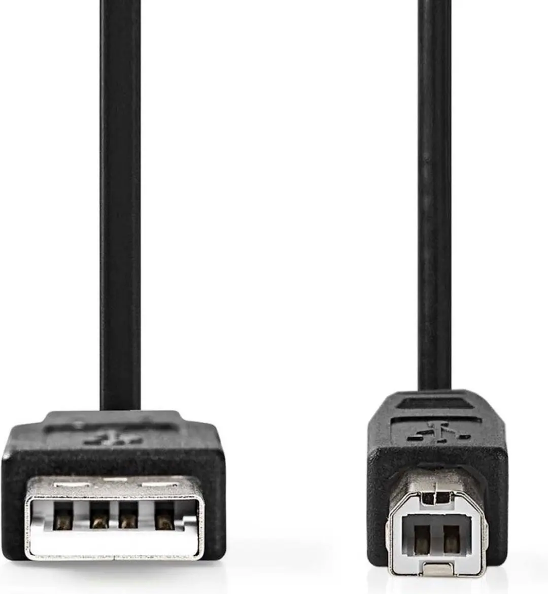 Nedis USB 2.0 A-B Kabel 1m - Zwart