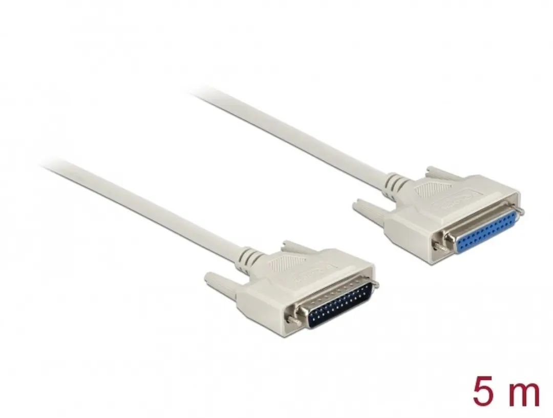 Delock Serial Kabel D-Sub 25 M-F 5m