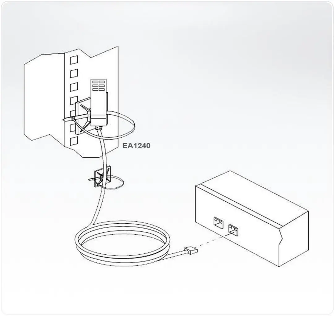 ATEN EA1240 Temperatuur- en vochtigheidssensor 3m - Zwart