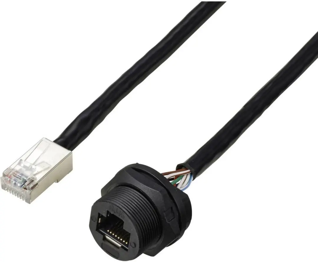 Tru Components TC-E13T-FR5-PWF/MR6-NCA-0.5PV-JD RJ45-bus