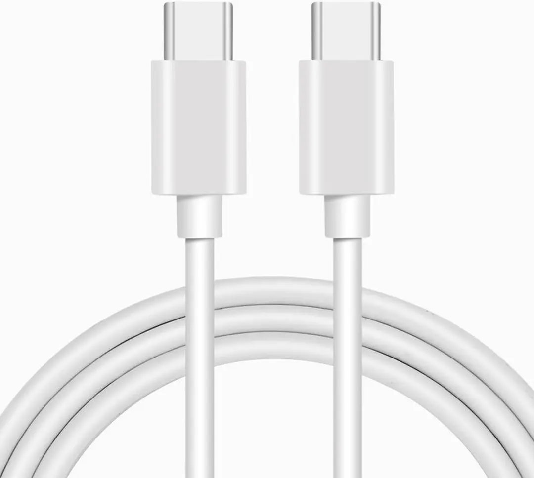 NÖRDIC USBC-310 USB-C Kabel 2,4A - 1m - Wit