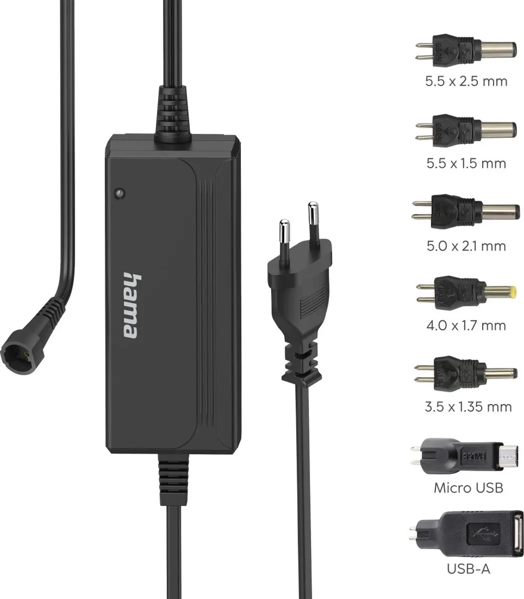Hama 00223618 Instelbare Stekkernetvoeding 3A - 5-15V