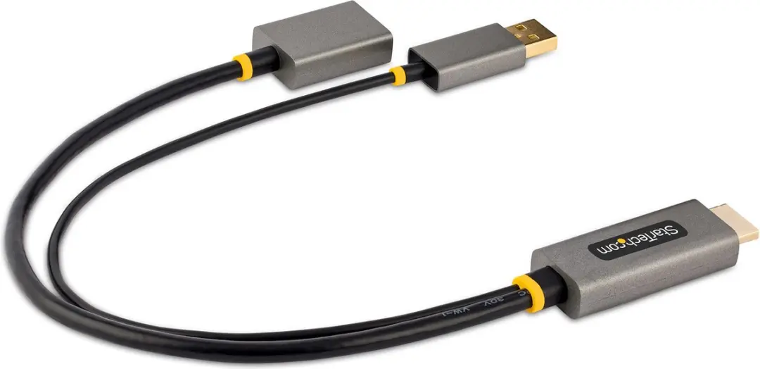 Startech HDMI naar DisplayPort Adapter 128-HDMI-DISPLAYPORT - Zwart-Grijs