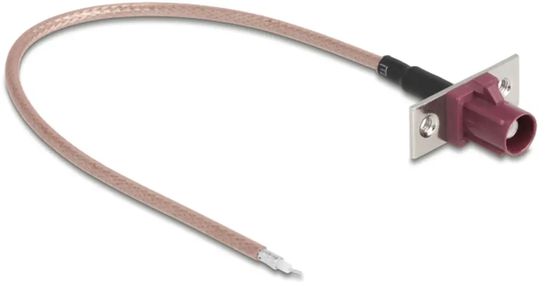 Delock FAKRA D Antennekabel RG-316 20cm - Bordeaux