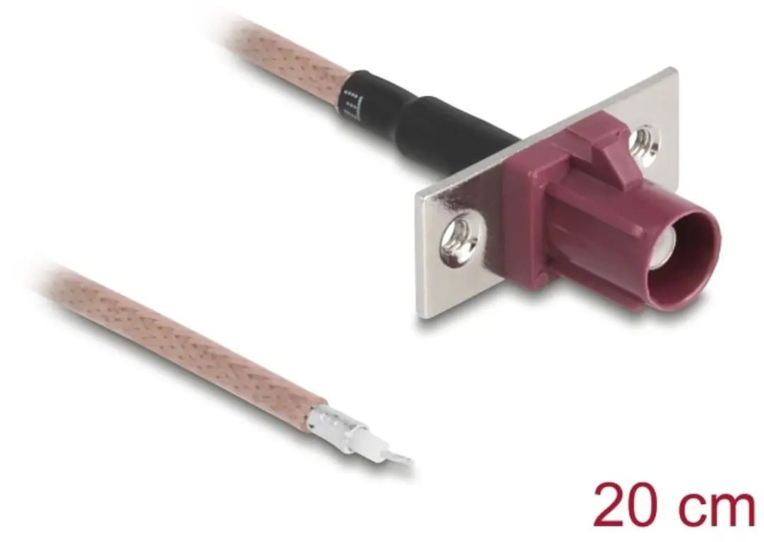 Delock FAKRA D Antennekabel RG-316 20cm