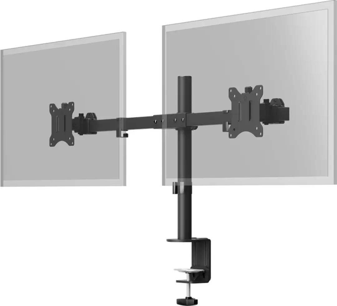 Goobay Flex Twin Monitorbeugel 59394 - 2x 17-32" - VESA 75x75mm - Zwart