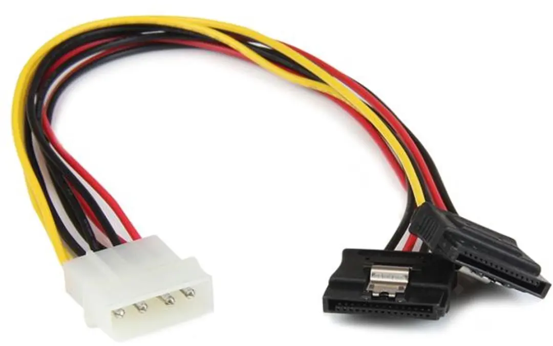 Startech LP4 naar 2x SATA Y-adapter 30cm