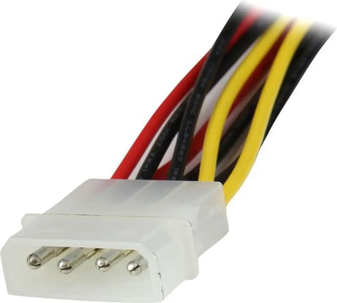 Startech LP4 naar 2x SATA Y-adapter 30cm - Meerkleurig