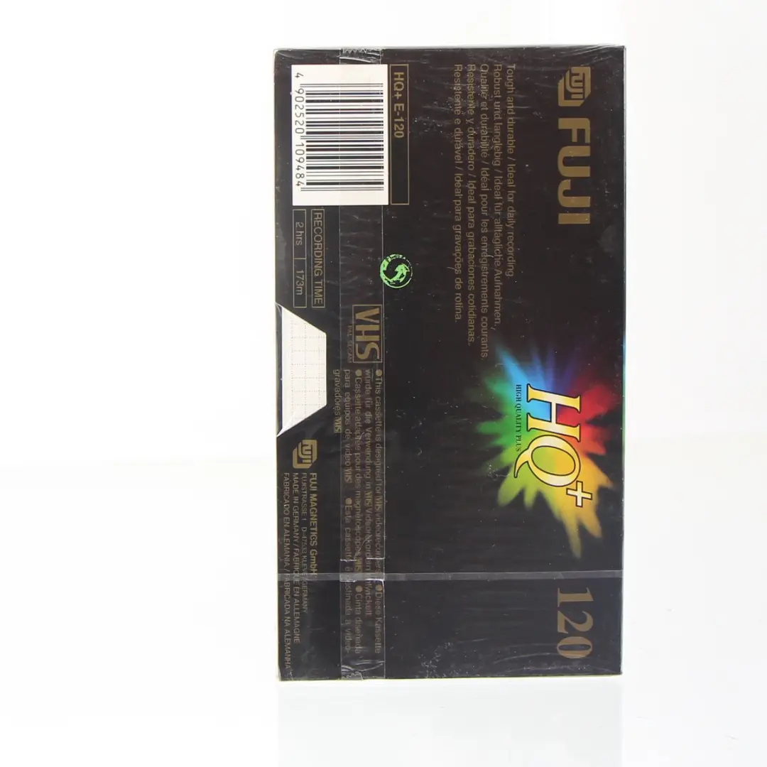 Fujifilm HQ Plus VHS Videocassette 120 Min