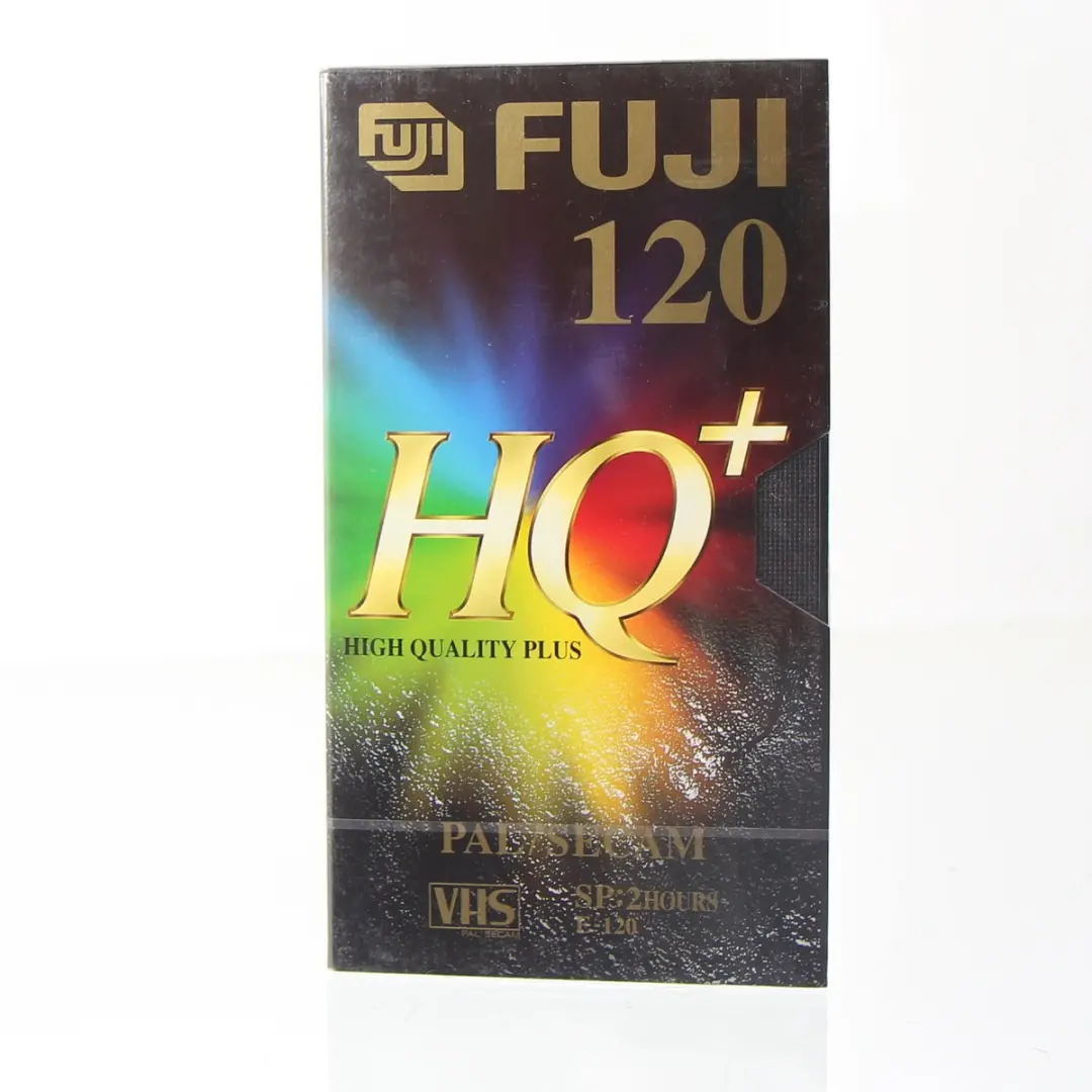 Fujifilm HQ Plus VHS Videocassette 120 Min