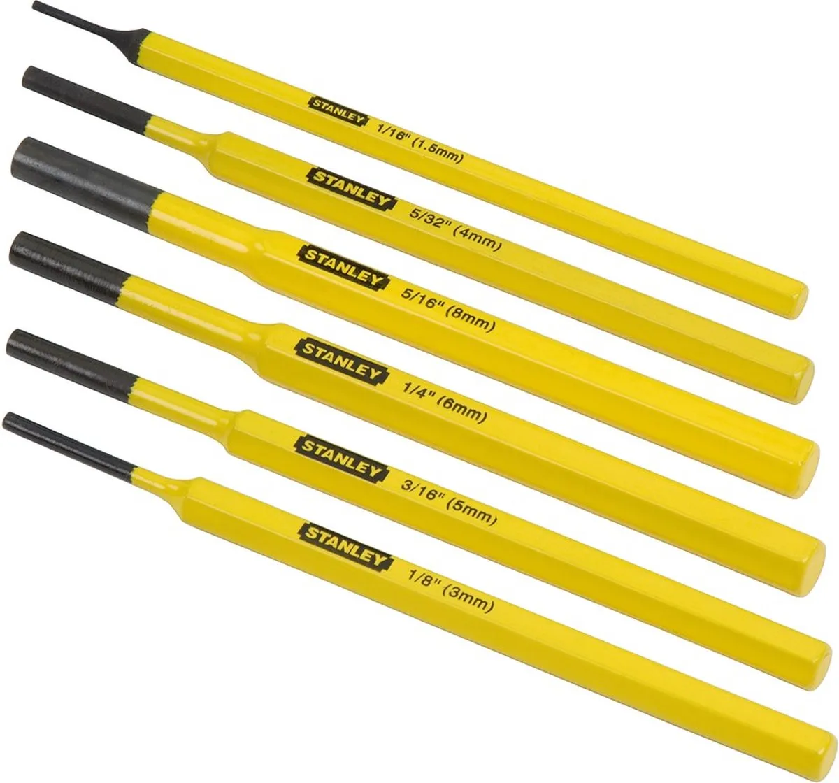Stanley Centerpunt en Drevel Set 6Dlg 4-18-226