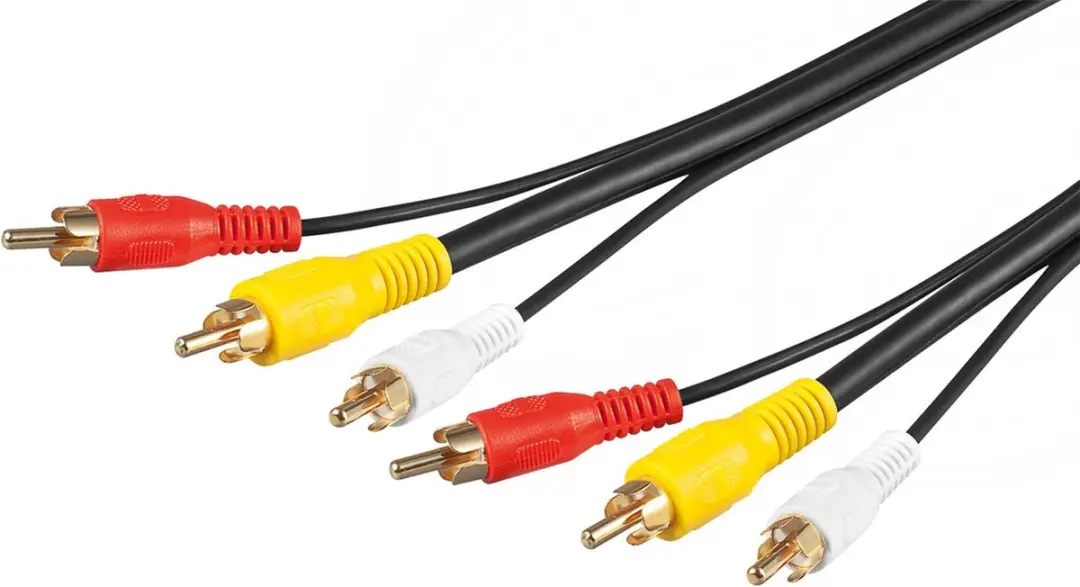 Goobay Tulp Composiet Audio Video Kabel - 5m - 10 Stuks