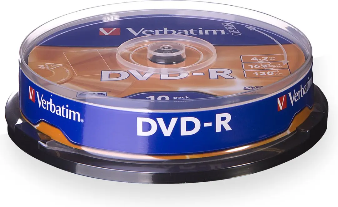 Verbatim 43523 DVD-R Matt Silver