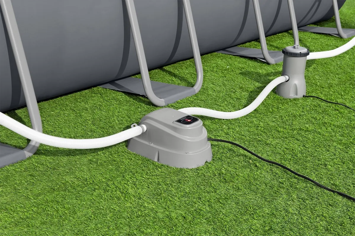 Bestway Elektrische Zwembadverwarmer 2.8kW - 3.7m³ Grijs