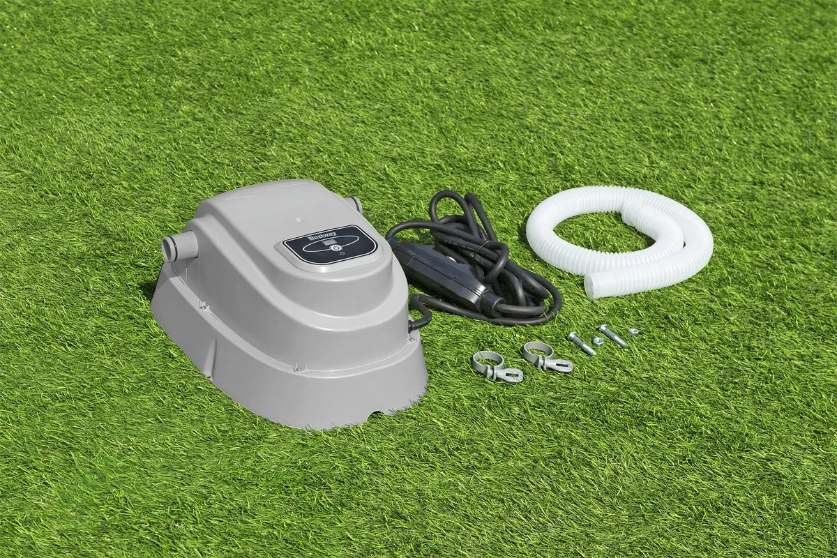 Bestway Elektrische Zwembadverwarmer 2.8kW - 3.7m³ Grijs