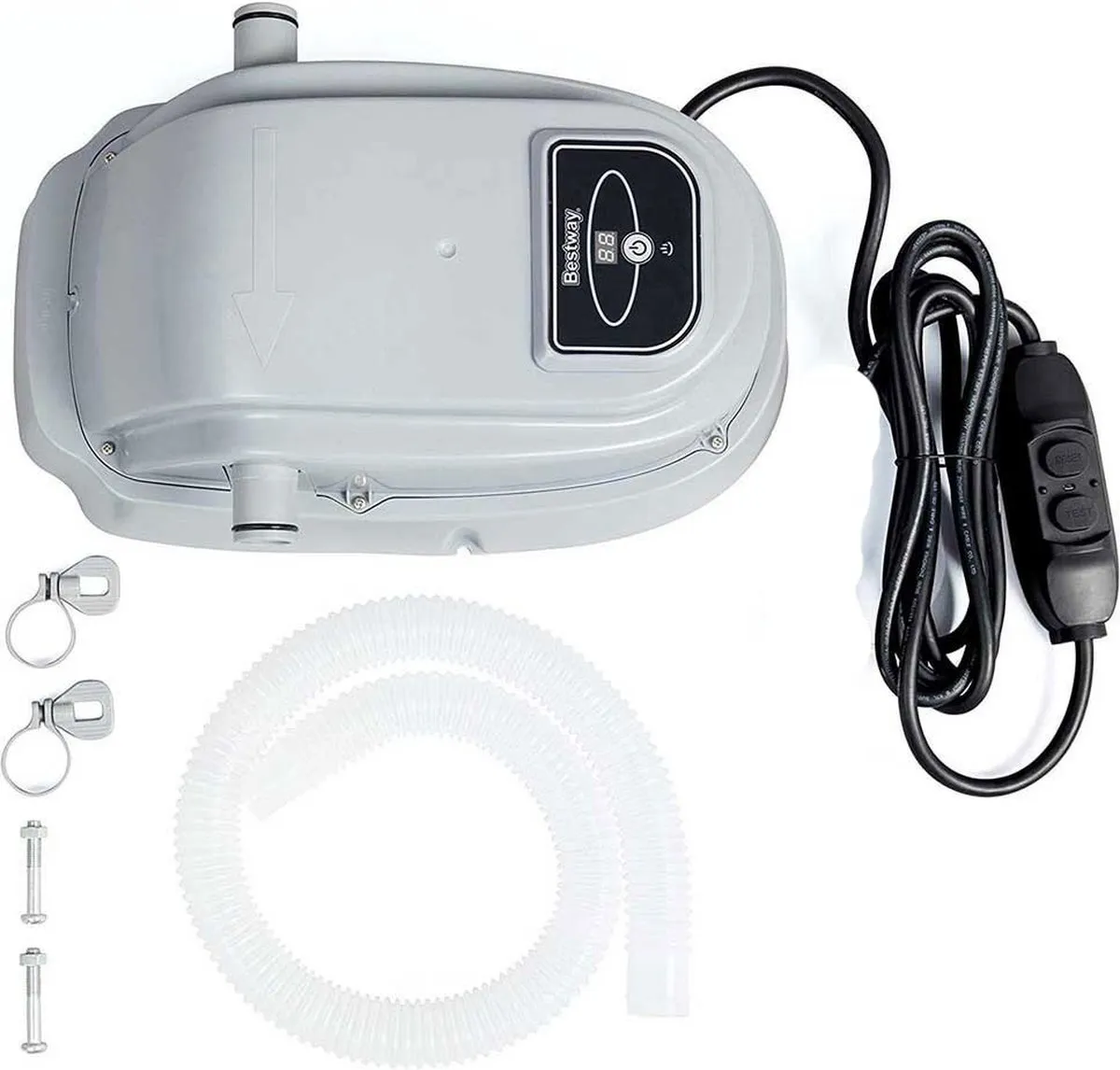 Bestway Elektrische Zwembadverwarmer 2.8kW - 3.7m³ Grijs