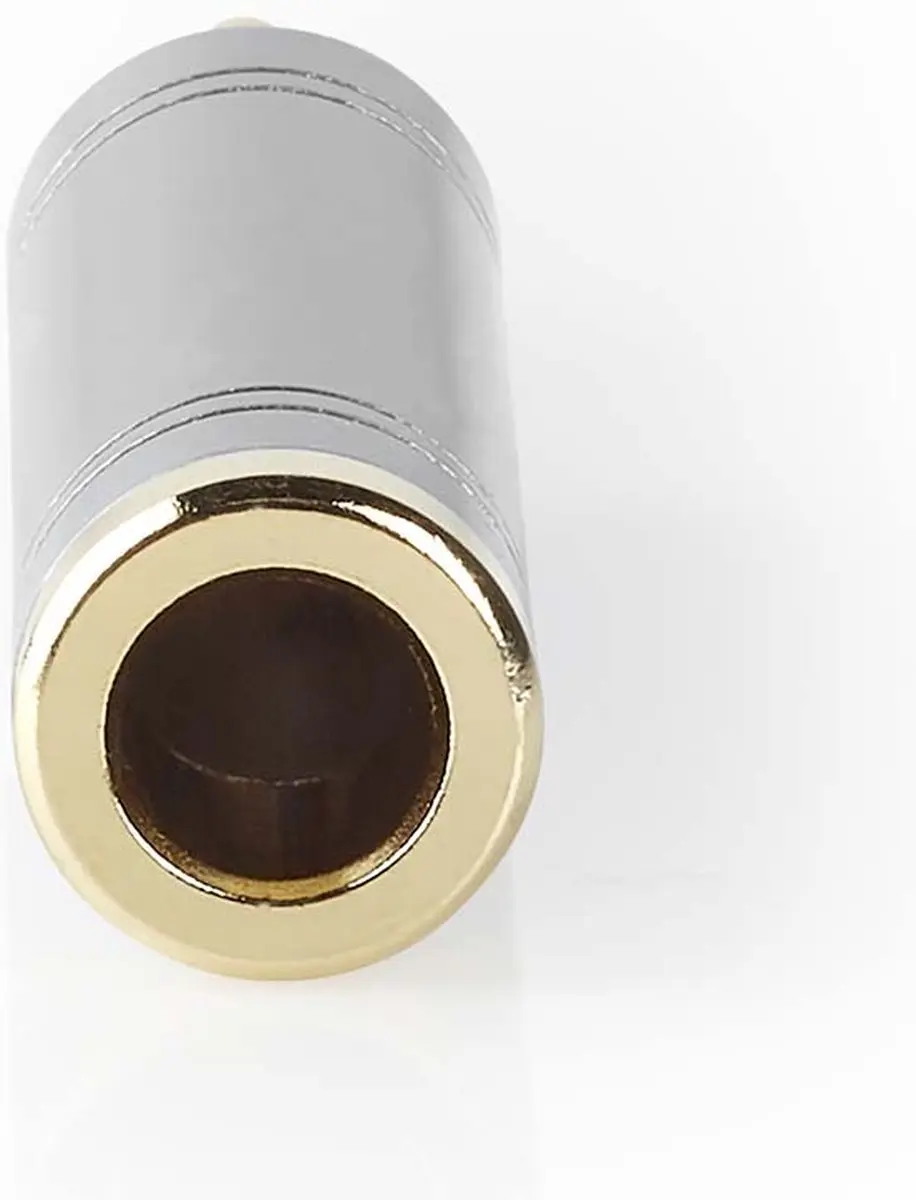 Nedis CAGC22935ME Stereo-Audioadapter 3,5mm naar 6,35mm - Verguld - Zilver