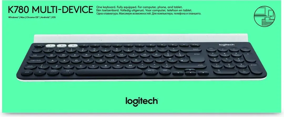 Logitech K780 QWERTY Italiaans - Wit - 920-008038