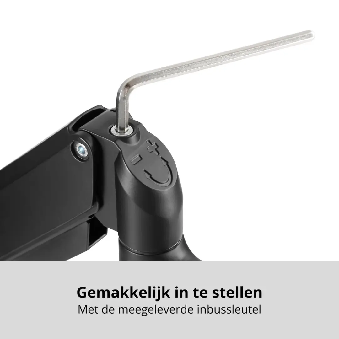 Deltaco ARM-0350 Monitorarm - 17-27" - 8kg - Zwart