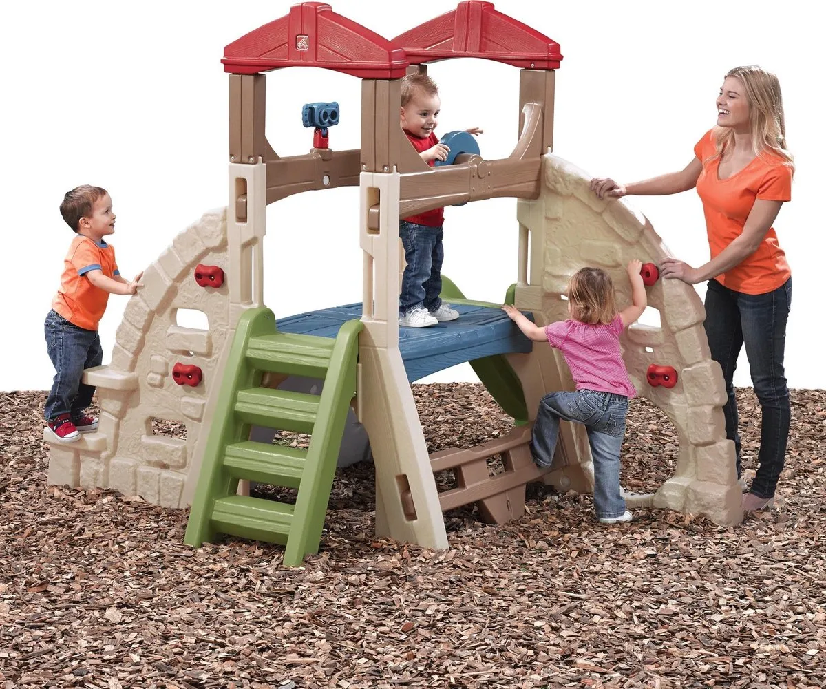 Step2 Alpine Ridge Climber & Slide Klimspeeltoestel - Beige/Groen