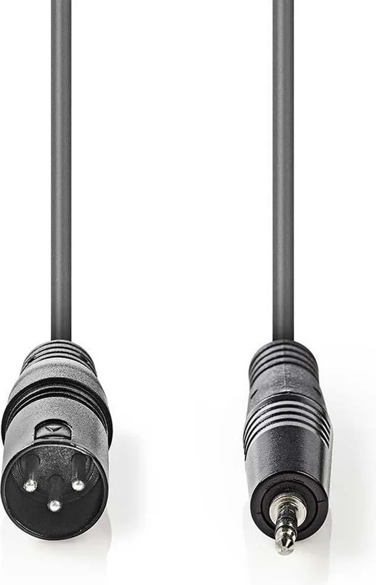 Nedis Gebalanceerde Audiokabel XLR 3-Pins Male 3,5mm Male 3m