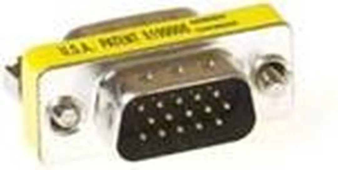 ACT Intronics D-sub Adapter 15-polig - Roestvrijstaal/Geel