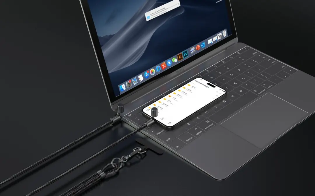 Caliber USB-C Kabel CLK-CC-1PACK-B - 1.6m - Zwart