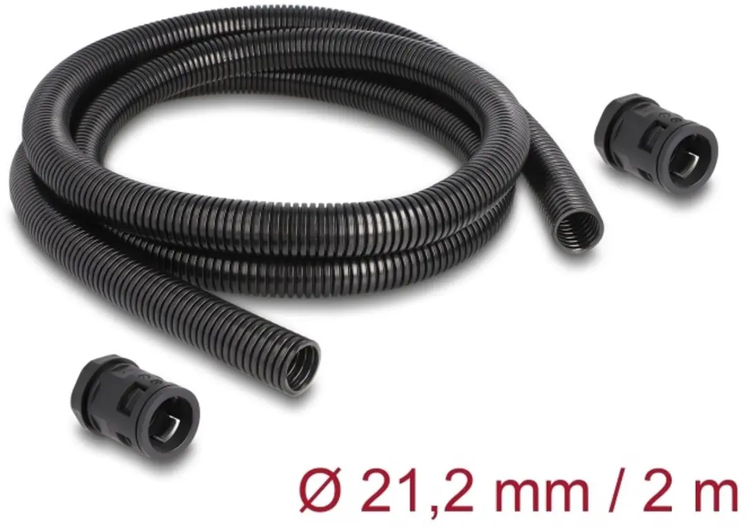 Delock Kabelbeschermhuls 2m Ø21,2mm