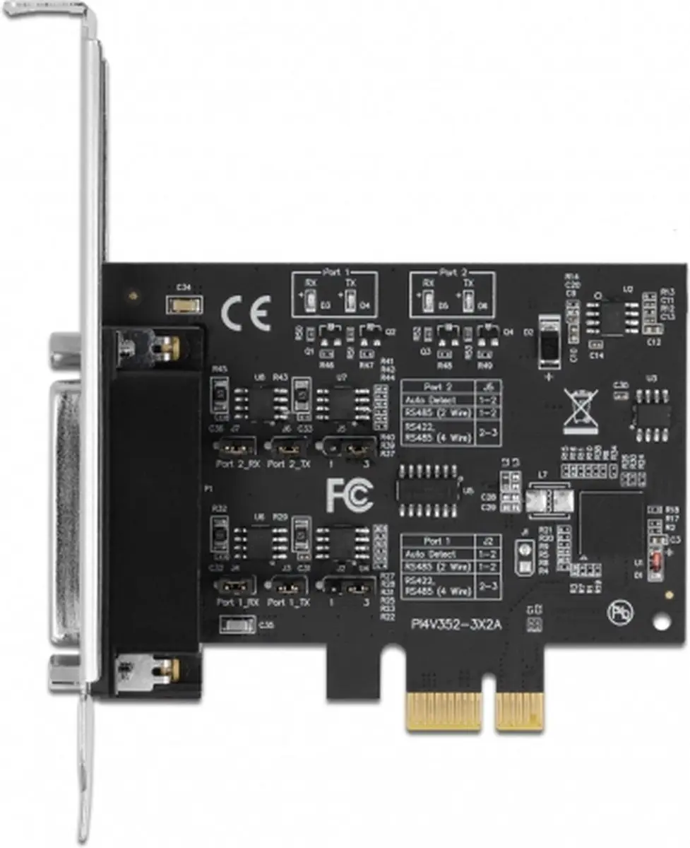 Delock PCI Express Kaart 2x RS-422/485 - 90048