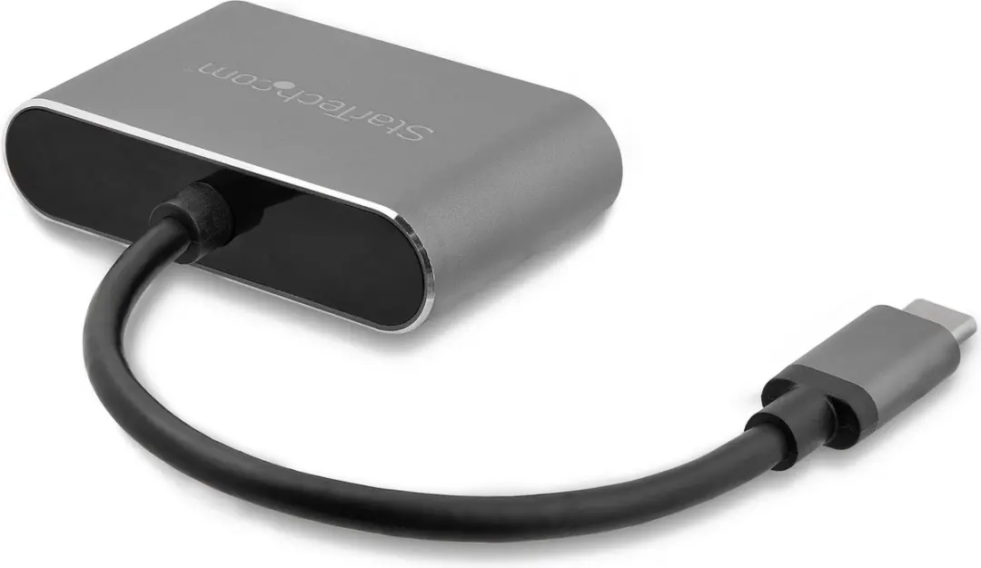 Startech USB-C naar VGA & HDMI Adapter 4K - Zwart