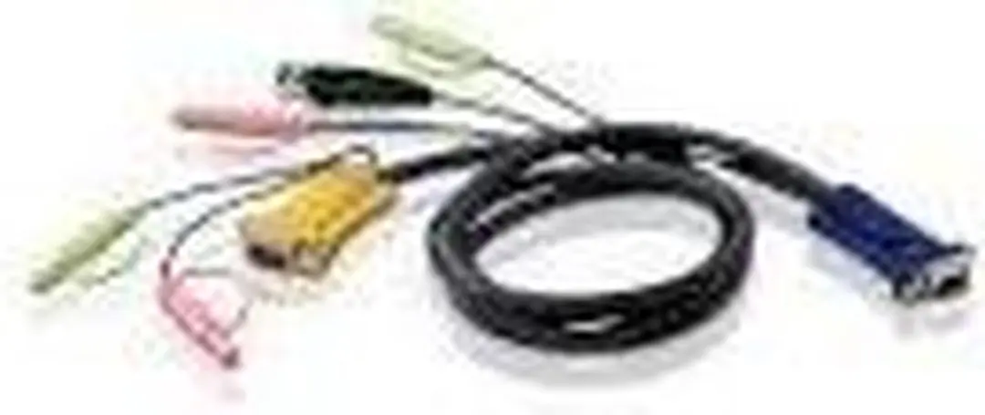 Aten 2L-5302U KVM Kabel VGA USB Audio - 1,8m